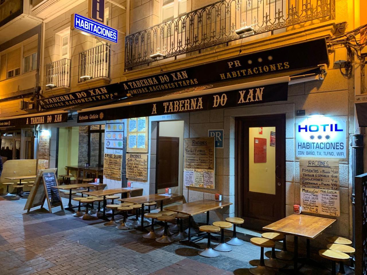 Hostal Hotil Coruna Centro A Coruna Bagian luar foto